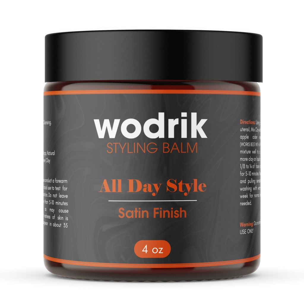 white background product photo hair product