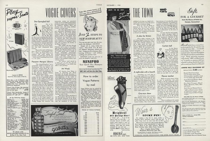 Vintage Vogue Magazine with product photography