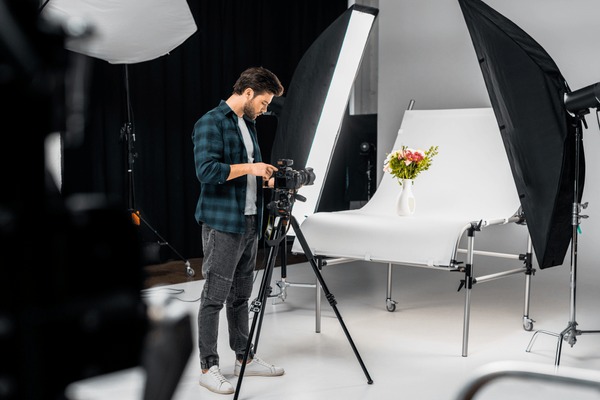 Preparing for a shoot