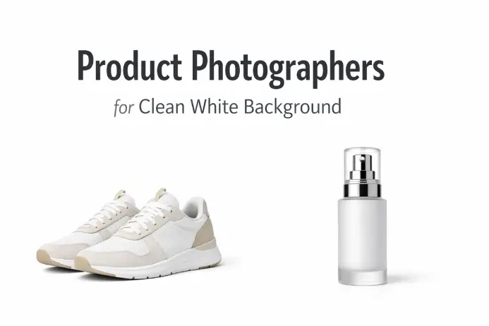 White background product photography